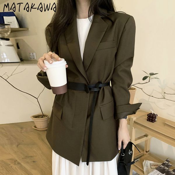 korean ins spring simple notched blazer women loose solid color woman jacket longsleeved suit with belt 210506, White;black
korean ins spring simple notched blazer women loose solid color woman jacket longsleeved suit with belt 210506, White;black