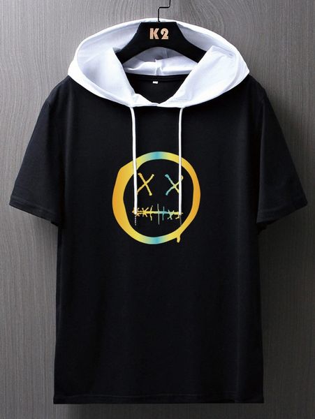 romwe guys cartoon graphic colorblock drawstring hooded tee g4r1#, White;black
romwe guys cartoon graphic colorblock drawstring hooded tee g4r1#, White;black