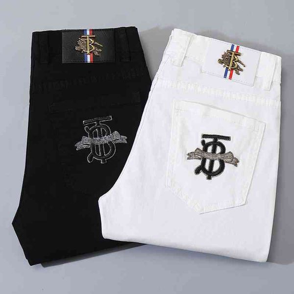 men's jeans spring and summer men's jeans pure black white two-color cotton high elastic small foot slim fitting korean br b vmjn, Blue
men's jeans spring and summer men's jeans pure black white two-color cotton high elastic small foot slim fitting korean br b vmjn, Blue
