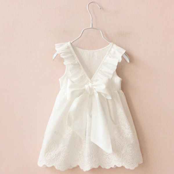 girl's dresses girls white dress summer children's cotton casual sleeveless bowknot hollow hem baby kids princess wt737, Red;yellow
girl's dresses girls white dress summer children's cotton casual sleeveless bowknot hollow hem baby kids princess wt737, Red;yellow