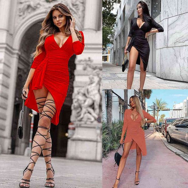 designer women's casual dresses autumn and winter irregular dresses v-neck long sleeve buttock pleated dresses, Black;gray
designer women's casual dresses autumn and winter irregular dresses v-neck long sleeve buttock pleated dresses, Black;gray