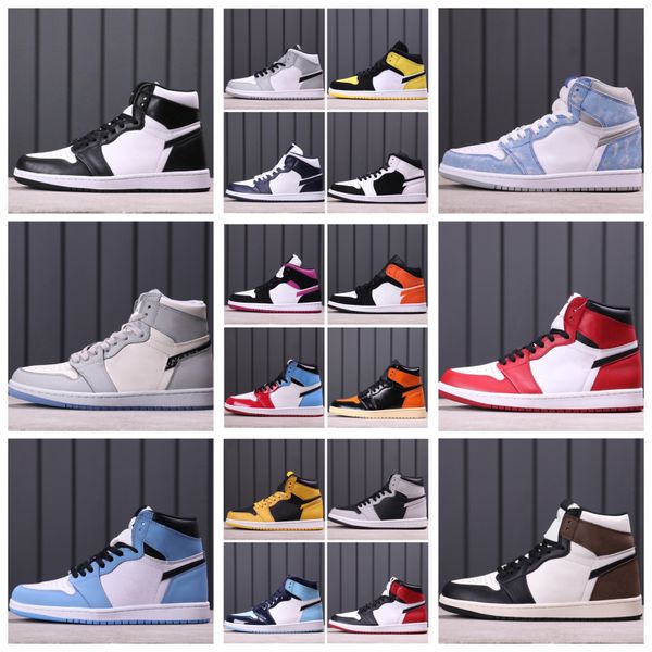 university blue 1 1s basketball shoes mid light smoke grey hyper royal lucky green bred toe chicago court purple white men women sneakers fg, Black
university blue 1 1s basketball shoes mid light smoke grey hyper royal lucky green bred toe chicago court purple white men women sneakers fg, Black
