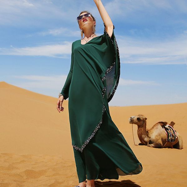 ramadan eid mubarak chiffon dubai abaya saudi arabic turkey islam muslim long dress abayas for women kaftan robe de soiree femme, Red
ramadan eid mubarak chiffon dubai abaya saudi arabic turkey islam muslim long dress abayas for women kaftan robe de soiree femme, Red