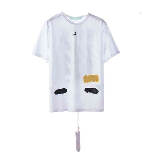 off men's t-shirts summer new banma line pattern printed round neck pullover and women's short sleeves letter x on the back print, White;black
off men's t-shirts summer new banma line pattern printed round neck pullover and women's short sleeves letter x on the back print, White;black