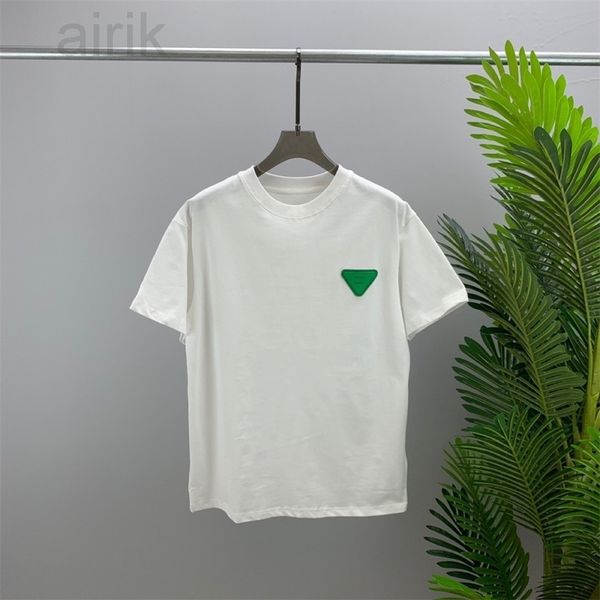 summer explosion summer new trendy men's and women's clothing european bott short sleeve t-shirt green triangle, White;black 
summer explosion summer new trendy men's and women's clothing european bott short sleeve t-shirt green triangle, White;black