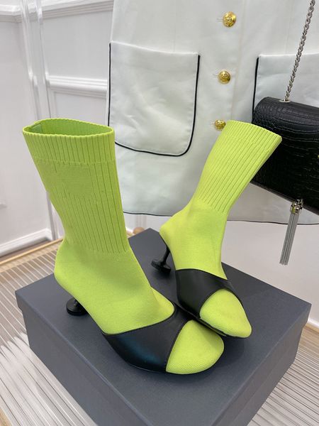 women's pointy ankle boots spring and summer new high heel fly woven sock material unique style characteristics of beautiful appearance, Black
women's pointy ankle boots spring and summer new high heel fly woven sock material unique style characteristics of beautiful appearance, Black