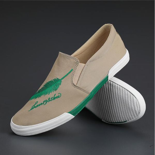 new men casual shoes spring summer breathable lightweight leaves embroidery loafers street fashion slip-on cool flat shoes da32, Black
new men casual shoes spring summer breathable lightweight leaves embroidery loafers street fashion slip-on cool flat shoes da32, Black