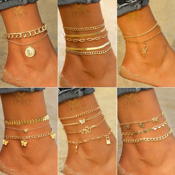 fnio vintage anklet set fashion anklets for women multilayers adjustable anklet 2021 bracelet on leg foot beach jewelry, Red;blue
fnio vintage anklet set fashion anklets for women multilayers adjustable anklet 2021 bracelet on leg foot beach jewelry, Red;blue