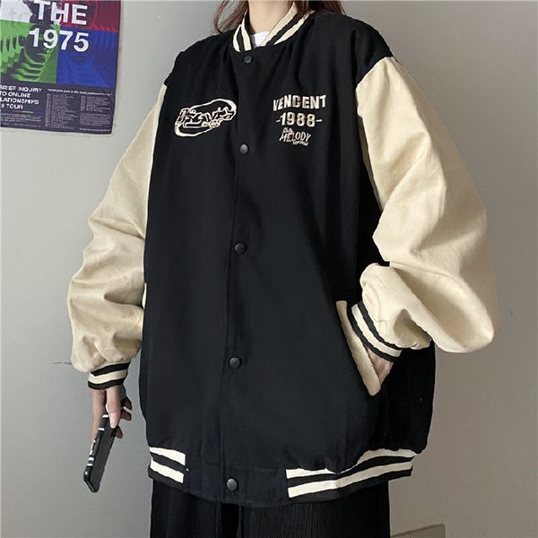 men's hoodies & sweatshirts designer 2021 baseball suit women's loose spring and autumn style harajuku oversize korean minority ca, Black
men's hoodies & sweatshirts designer 2021 baseball suit women's loose spring and autumn style harajuku oversize korean minority ca, Black