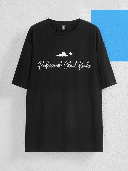 x dilianny espinoza men cloud & slogan graphic drop shoulder tee g4bi#, White;black
x dilianny espinoza men cloud & slogan graphic drop shoulder tee g4bi#, White;black