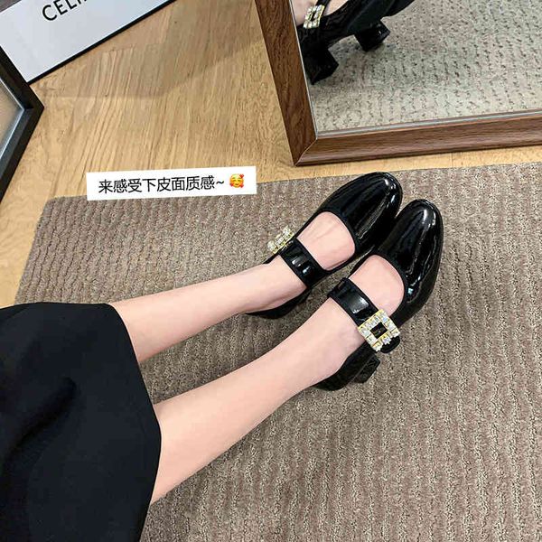 sandals style evening gentle square head single shoes women's thick heel middle buckle one-sided belt mary z3zw, Black
sandals style evening gentle square head single shoes women's thick heel middle buckle one-sided belt mary z3zw, Black