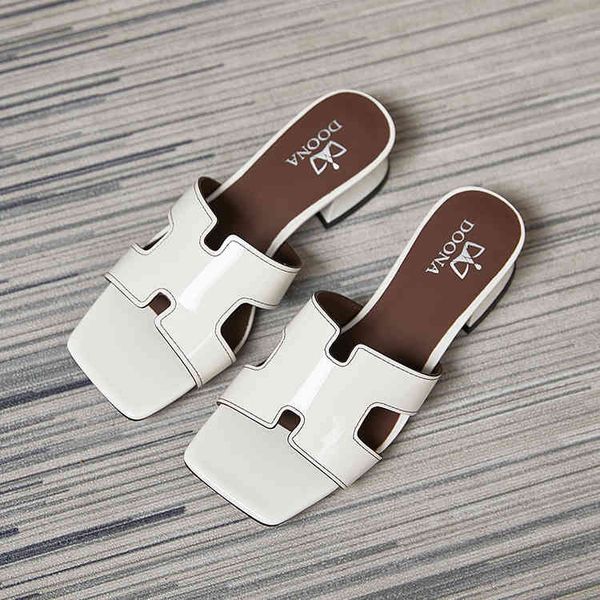 red summer thick heel simple h-trailer toe sandals women wear leather women's 2022 brand luxury fashion design ladies slippers, Black
red summer thick heel simple h-trailer toe sandals women wear leather women's 2022 brand luxury fashion design ladies slippers, Black
