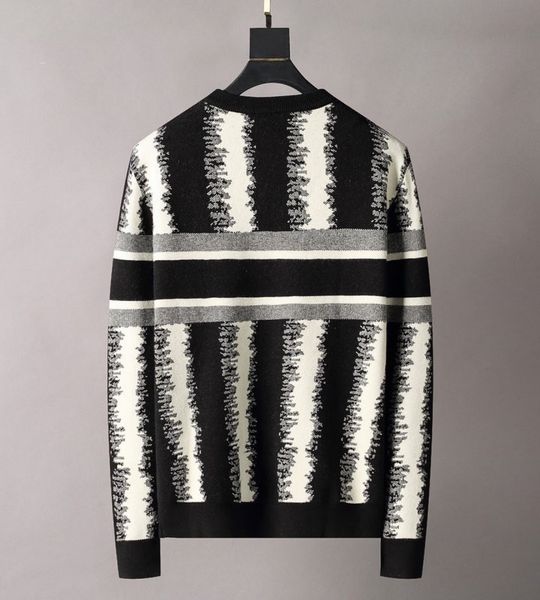 brand 22ss men's sweater black and white stripes designer luxury pullover double letter sweater with logo, White;black
brand 22ss men's sweater black and white stripes designer luxury pullover double letter sweater with logo, White;black