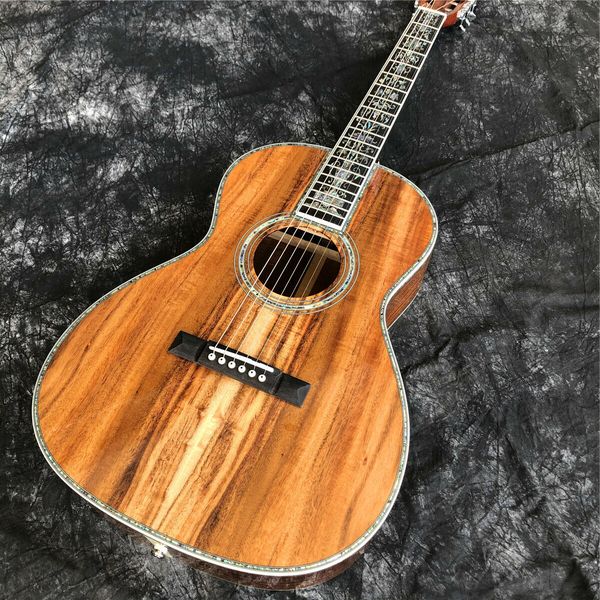 all solid koa wood 39 inches ooo type acoustic guitar abalone ebony fingerboard
all solid koa wood 39 inches ooo type acoustic guitar abalone ebony fingerboard