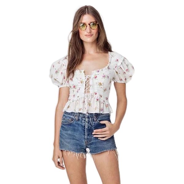 women's blouses & shirts foridol puff sleeve white lace floral print blouse women summer boho up crop vintage pelpum strappy blusas 20
women's blouses & shirts foridol puff sleeve white lace floral print blouse women summer boho up crop vintage pelpum strappy blusas 20
