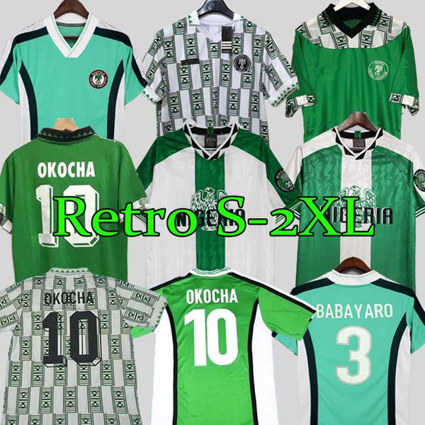 world cup 1998 retro soccer jersey home green classic football shirt okocha kanu uche west iheanacho vintage uniforms s-2xl quality, Black;yellow
world cup 1998 retro soccer jersey home green classic football shirt okocha kanu uche west iheanacho vintage uniforms s-2xl quality, Black;yellow