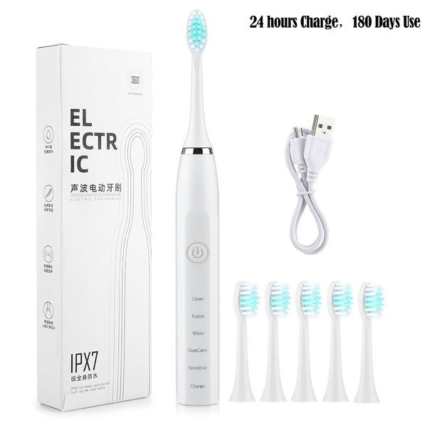 electric toothbrush sonic teeth whitening oral gum massage brush usb rechargeable dental care soft bristle toothbrush for travel
electric toothbrush sonic teeth whitening oral gum massage brush usb rechargeable dental care soft bristle toothbrush for travel