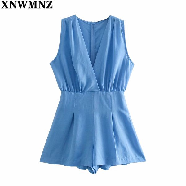 xnwmnz women summer solid chic bodysuit rompers vneck tank sleeveless playsuit female casual street jumpsuit overalls clothing 210513, Black;white
xnwmnz women summer solid chic bodysuit rompers vneck tank sleeveless playsuit female casual street jumpsuit overalls clothing 210513, Black;white