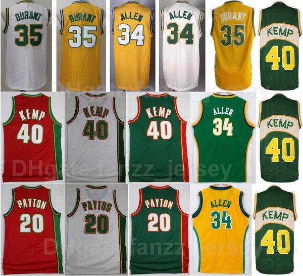 men vintage basketball shawn kemp jersey 40 gary payton 20 kevin durant 35 ray allen 34 retro yellow green white red for sport fans breathab, Black;red
men vintage basketball shawn kemp jersey 40 gary payton 20 kevin durant 35 ray allen 34 retro yellow green white red for sport fans breathab, Black;red
