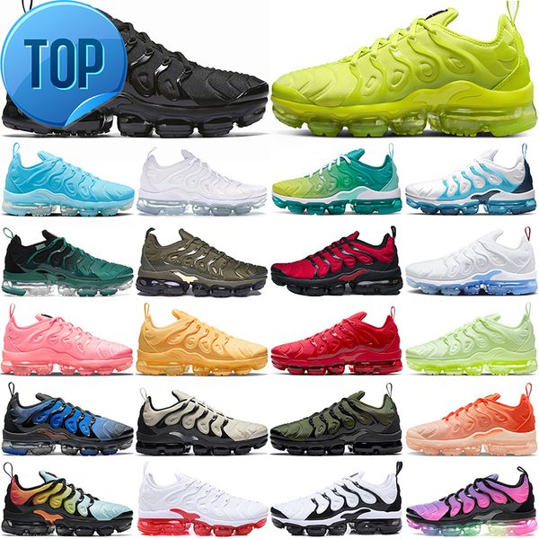 boots tn plus max air running shoes vapor mens trainers men women outdoor tns sports sneakers, Black