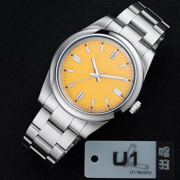 montre de luxe mens automatic mechanical womens watches 41mm stainless steel sapphire super luminous 5atm waterproof u1 factory wristwatches, Slivery;brown
montre de luxe mens automatic mechanical womens watches 41mm stainless steel sapphire super luminous 5atm waterproof u1 factory wristwatches, Slivery;brown