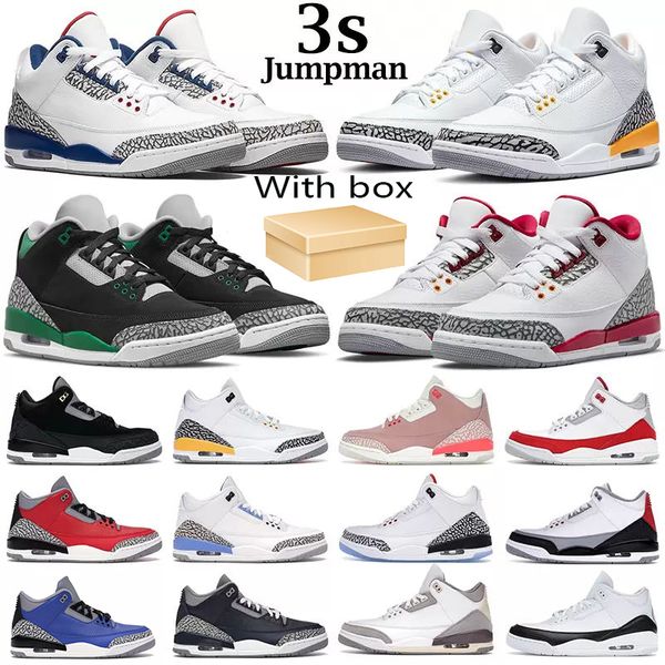 with box basketball shoes racer blue 3s jumpman 3 men cardinal red pine green hall of fame court purple laser orange trainers outdoor sports, White;red
with box basketball shoes racer blue 3s jumpman 3 men cardinal red pine green hall of fame court purple laser orange trainers outdoor sports, White;red