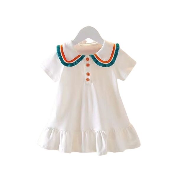 baby for girls dress 100% cotton lapel college wind short sleeve pleated polo shirt skirt children casual designer clothing age range 80-130, Red;yellow
baby for girls dress 100% cotton lapel college wind short sleeve pleated polo shirt skirt children casual designer clothing age range 80-130, Red;yellow