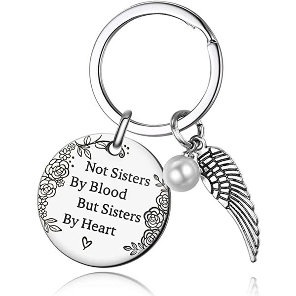 friendship key ring round pendant keychain women girls jewelry gifts for friends birthday graduation - not sisters by blood but by heart, Slivery;golden
friendship key ring round pendant keychain women girls jewelry gifts for friends birthday graduation - not sisters by blood but by heart, Slivery;golden