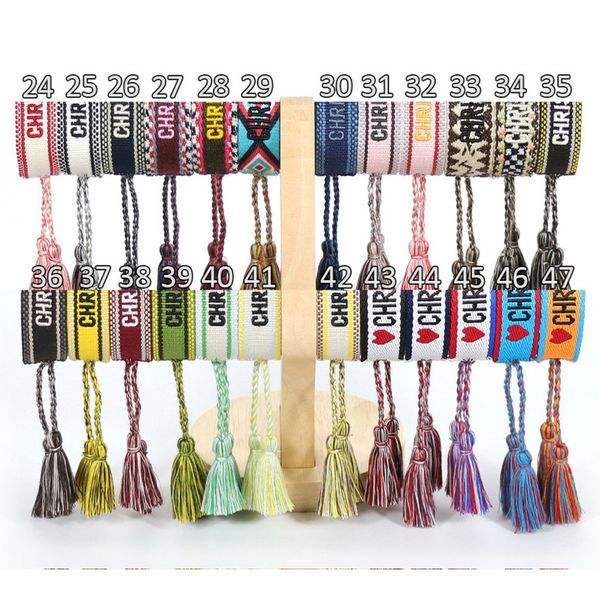 classic brand fashion bracelets chains jewelry bangles handmade embroidered link woven tassel adjustable women men lover gift chain bangle v, Black
classic brand fashion bracelets chains jewelry bangles handmade embroidered link woven tassel adjustable women men lover gift chain bangle v, Black