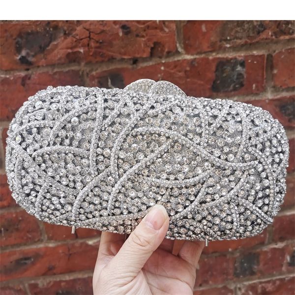 party silver luxury crystal fashion clutch prom handbag wedding evening bags sm161 220624
party silver luxury crystal fashion clutch prom handbag wedding evening bags sm161 220624