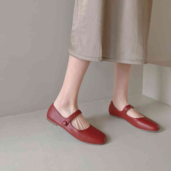 boots spring and autumn square head mary jane shoes wine red ballet soft leather literary flat sole women's 7arr, Black
boots spring and autumn square head mary jane shoes wine red ballet soft leather literary flat sole women's 7arr, Black
