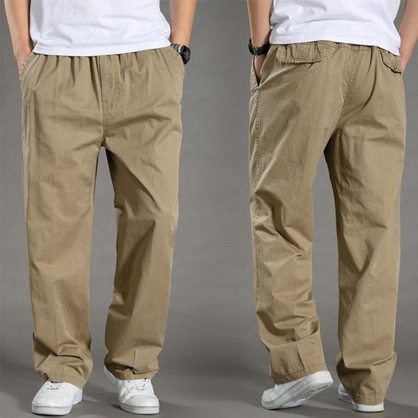 men's pants men's loose large size straight cargo pocket trousers tactical elastic casual sports, Black
men's pants men's loose large size straight cargo pocket trousers tactical elastic casual sports, Black