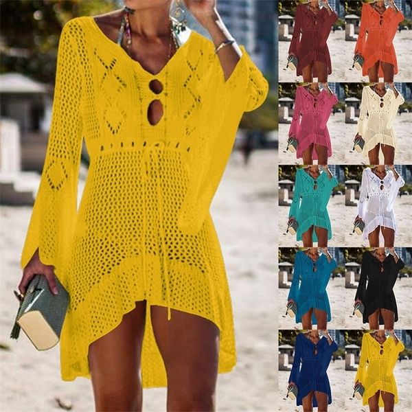crochet knitted beach cover up tassel tie beachwear tunic long pareos summer swimsuit seethrough beach dress bikini 220527, White;black
crochet knitted beach cover up tassel tie beachwear tunic long pareos summer swimsuit seethrough beach dress bikini 220527, White;black