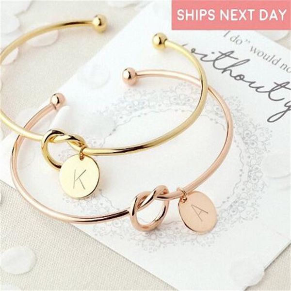 a-z charmwomen jewelry initial bracelets bangles open knot cuff bangle bracelets for girlfriends a129, Black
a-z charmwomen jewelry initial bracelets bangles open knot cuff bangle bracelets for girlfriends a129, Black