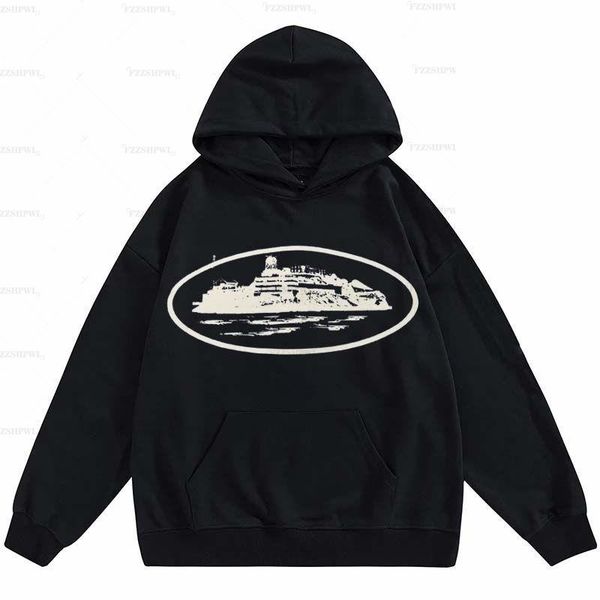 men's hoodies & sweatshirts oversized men hoodie harajuku cruise print hip hop high street long sleeve sweatshirt vintage punk y2, Black 
men's hoodies & sweatshirts oversized men hoodie harajuku cruise print hip hop high street long sleeve sweatshirt vintage punk y2, Black