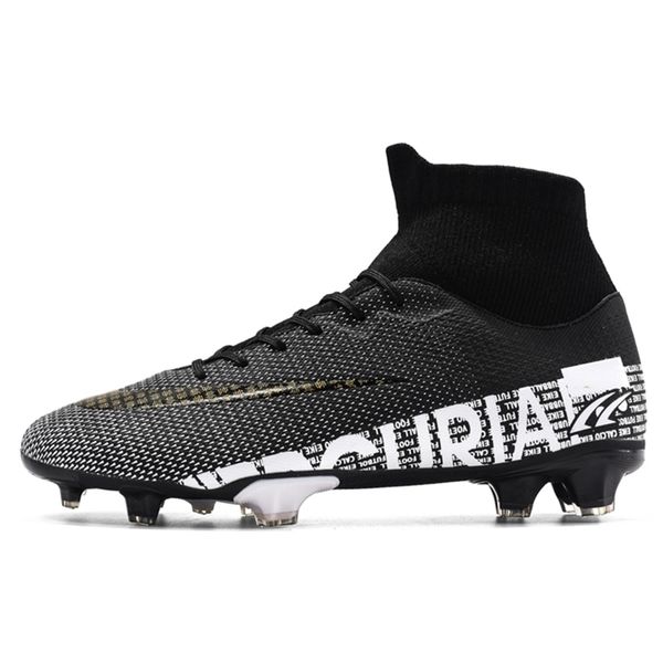 men soccer shoes tf fg high ankle football boots male teenagers cleats grass training match sneakers 35 45 220813gx, Black;brown
men soccer shoes tf fg high ankle football boots male teenagers cleats grass training match sneakers 35 45 220813gx, Black;brown