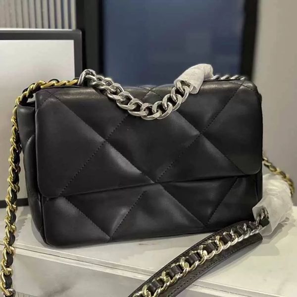 20/25/30 womens flap mini totes bags black genuine leather classic handbags vintage luxury multicolor metal thick chains crossbody designer
20/25/30 womens flap mini totes bags black genuine leather classic handbags vintage luxury multicolor metal thick chains crossbody designer