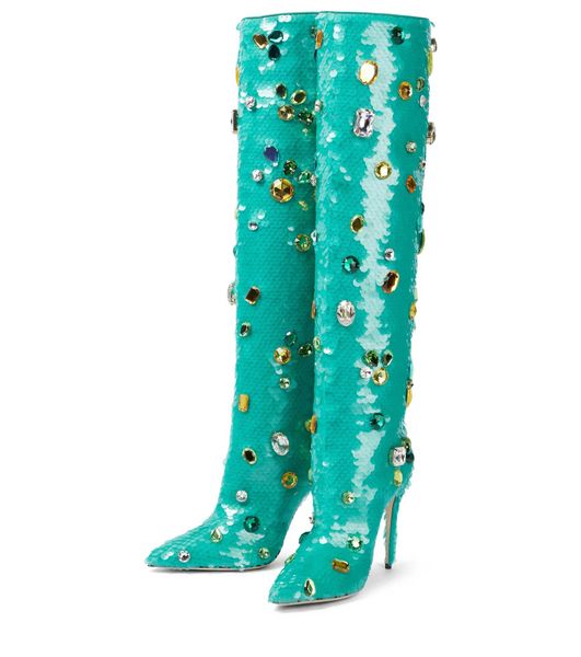 2022 new sheepskin patent leather stiletto high heels boots shoes knight booties pillage pointed toes laser camouflage long knee catwalk gli, Black
2022 new sheepskin patent leather stiletto high heels boots shoes knight booties pillage pointed toes laser camouflage long knee catwalk gli, Black