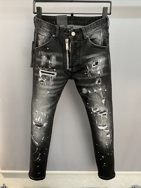 d2 dsq icon gg men jeans hole men skinny cool guy distressed jeans designers slim jeans straight denim pants trousers motorcycle man tearing, Blue
d2 dsq icon gg men jeans hole men skinny cool guy distressed jeans designers slim jeans straight denim pants trousers motorcycle man tearing, Blue