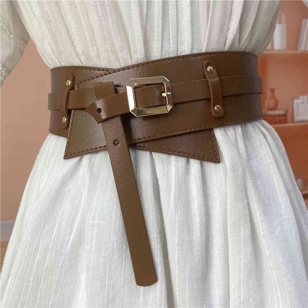 belts outside with waist seal cowhide women's band suit wide belt shirt closing fashion simple black x16i, Black;brown
belts outside with waist seal cowhide women's band suit wide belt shirt closing fashion simple black x16i, Black;brown