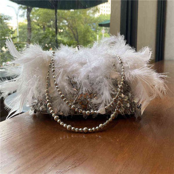 evening bags fur feathers luxury bag woman retro sequined plush designer bag female chains shoulder bag party evening clutch purse z328 2203
evening bags fur feathers luxury bag woman retro sequined plush designer bag female chains shoulder bag party evening clutch purse z328 2203