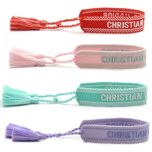 luxury brand fashion bracelets chains women men embroidered handmade woven signature tassel bangle adjustable friendship bangles holiday bea, Golden;silver
luxury brand fashion bracelets chains women men embroidered handmade woven signature tassel bangle adjustable friendship bangles holiday bea, Golden;silver