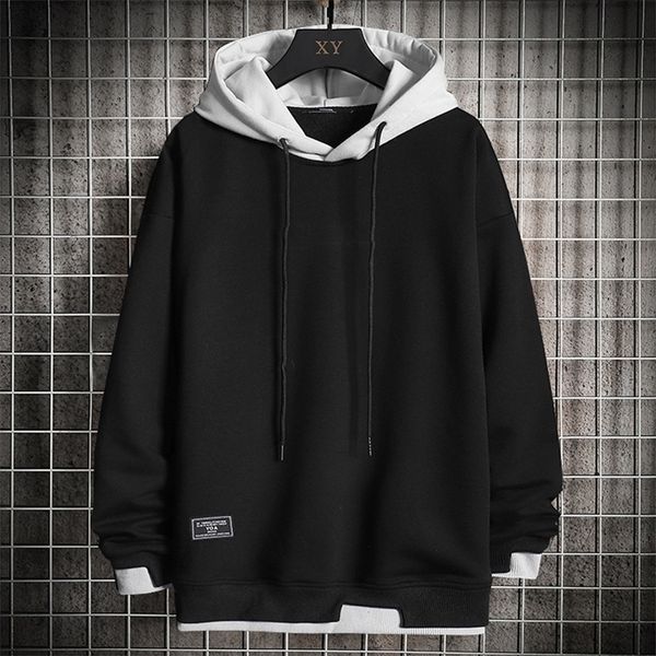 men hoodies casual harajuku solid color fashion clothing pullover spring and autumn sweatshirt 220406, Black
men hoodies casual harajuku solid color fashion clothing pullover spring and autumn sweatshirt 220406, Black