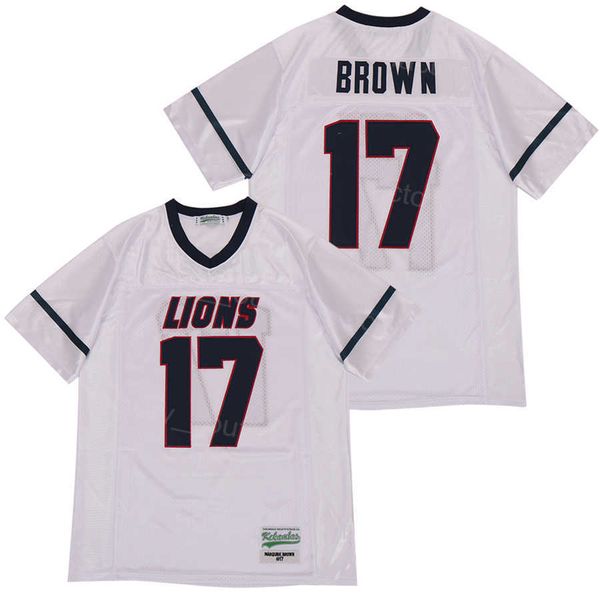 men high school lions football 17 marquise brown jersey south broward hollywood moive college all stitched hiphop for sport fans university, Black
men high school lions football 17 marquise brown jersey south broward hollywood moive college all stitched hiphop for sport fans university, Black