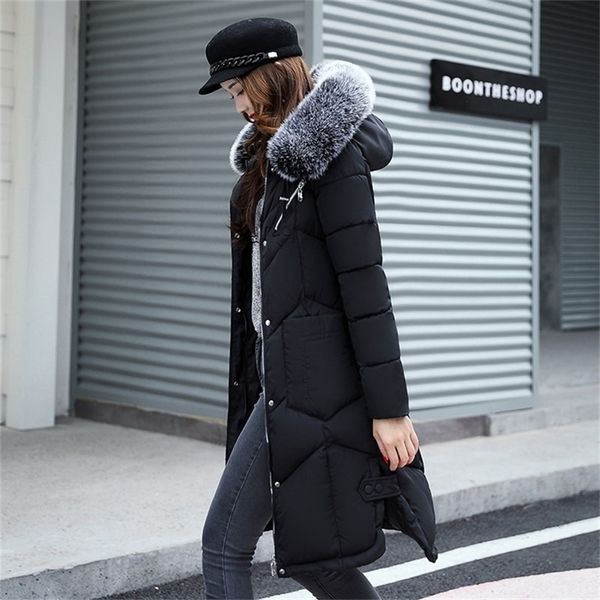 coat jacket hooded winter jacket women parkas women jacket fur collar outerwear female plus size long section coats 201214, Black
coat jacket hooded winter jacket women parkas women jacket fur collar outerwear female plus size long section coats 201214, Black