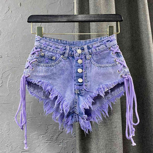 premium purple short jeans women high waist loose lace up drawstring streetwear denim shorts female fashion gb996, White;black
premium purple short jeans women high waist loose lace up drawstring streetwear denim shorts female fashion gb996, White;black
