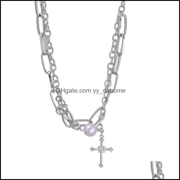 pendant necklaces pendants jewelry metal rhinestone cross design dark black style pearl clavicle chain millennial punk sier m, Silver
pendant necklaces pendants jewelry metal rhinestone cross design dark black style pearl clavicle chain millennial punk sier m, Silver