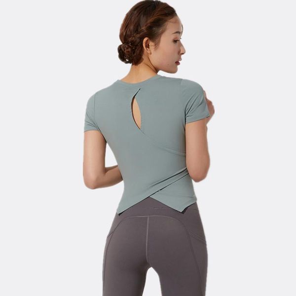 yoga outfit 2022 summer back cross patchwork sports short-sleeve t shirts women's outdoor running quick dry fitness slim
yoga outfit 2022 summer back cross patchwork sports short-sleeve t shirts women's outdoor running quick dry fitness slim