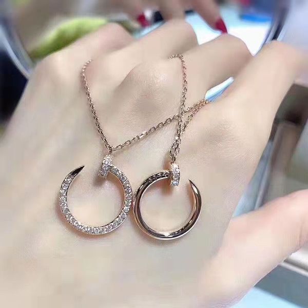 designer pendant necklaces jewelry for women fashion trendy geometric nails titanium necklace chirstmas luxury classic pendants lovers colli, Silver
designer pendant necklaces jewelry for women fashion trendy geometric nails titanium necklace chirstmas luxury classic pendants lovers colli, Silver