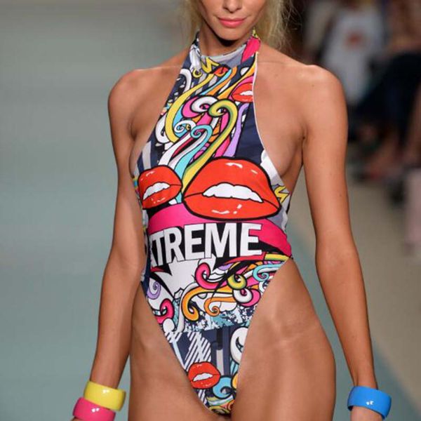 women swimwear retro onepiece swimsuit lips print brazilian bathing suit high waist beach monokini maillot de bain femme y200824, White;black
women swimwear retro onepiece swimsuit lips print brazilian bathing suit high waist beach monokini maillot de bain femme y200824, White;black